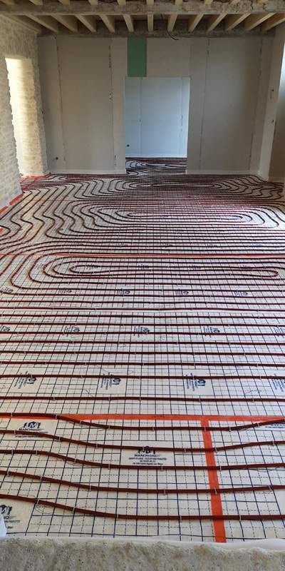 Installation de planchers chauffants Bourgoin-Jallieu