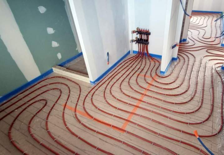 Installation de plancher chauffant Bourgoin-Jallieu